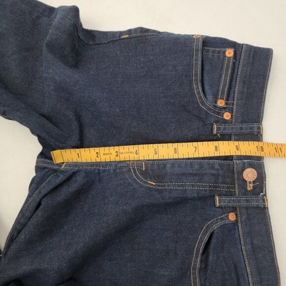 MADEWELL Womens 25 Jeans FLEA MARKET FLARE Dark Indigo Blue KENNER Wash E0394 - Picture 12 of 15